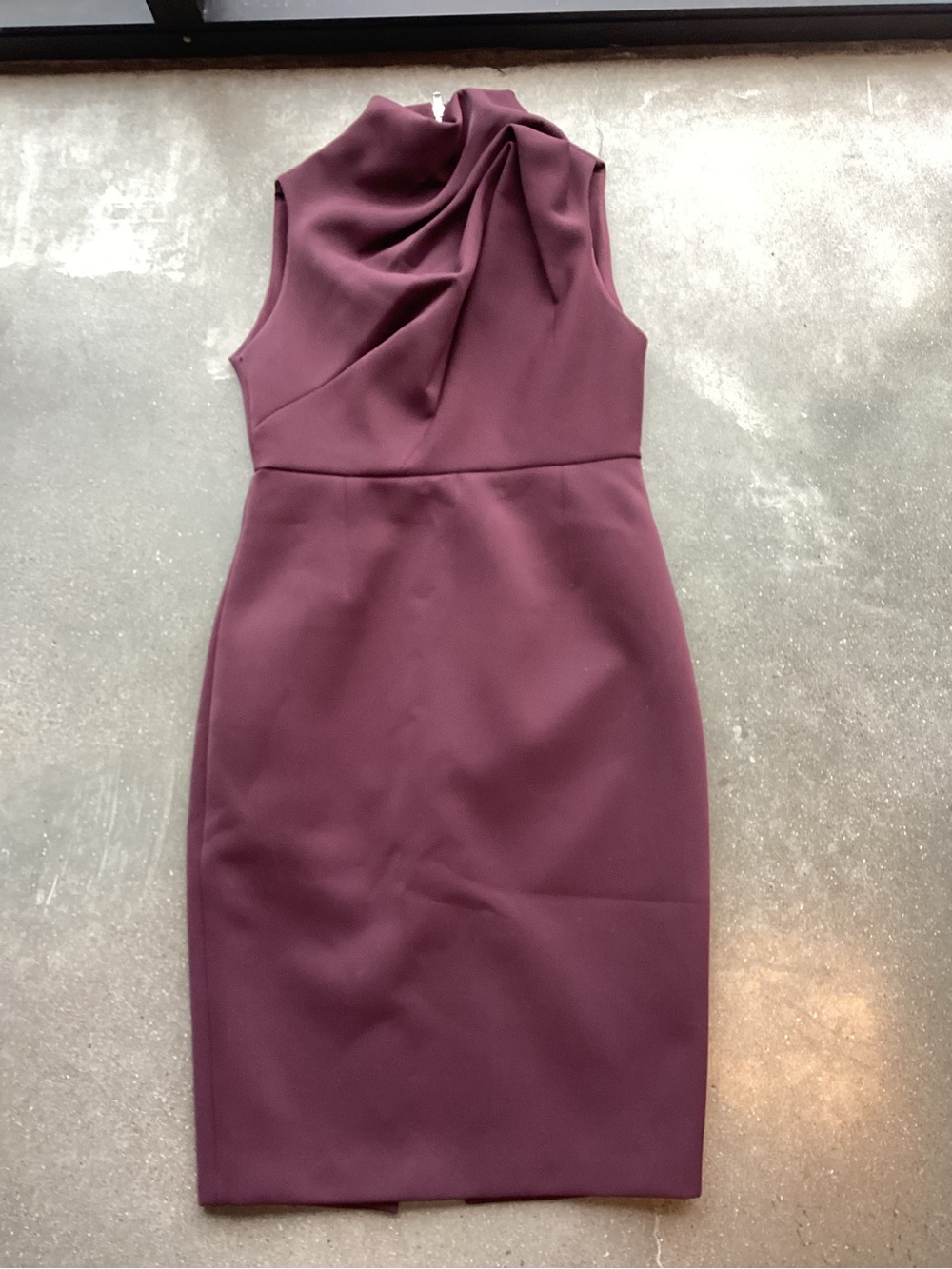 The Edge Of Glory Midi Dress in Dark Cherry